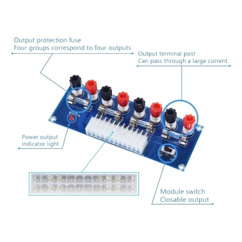 XH-M229 Desktop ATX Power Supply Chassis Module