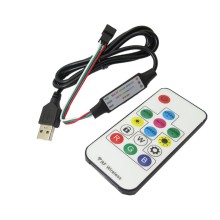 RGB LED Remote Controller with USB Port