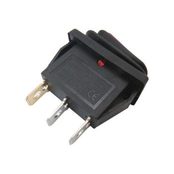 KCD3 Red rocker switch