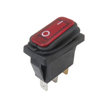 KCD3 Red rocker switch