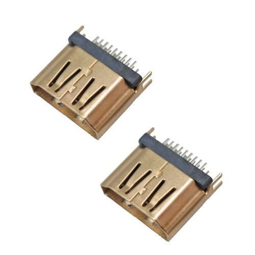 HDMI Socket, 19 Pin DIP Female
