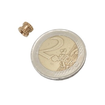 100 PCS M4 Knurled Brass Nut