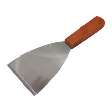 Putty Knife with Wooden Handle