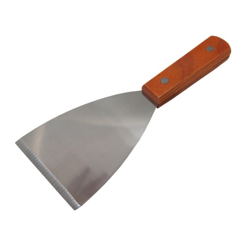Putty Knife with Wooden Handle