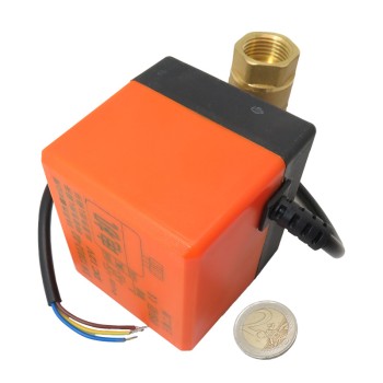 12V DN15 Two-way Three-Wired Solenoid Valve