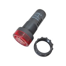 AD16-22SM Flash Buzzer 12V red Light Alarm Indicator