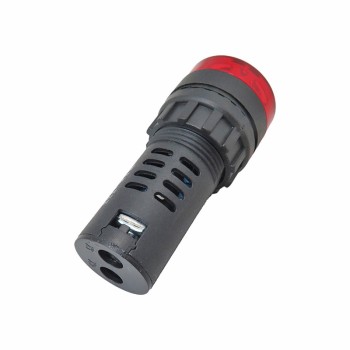 AD16-22SM Flash Buzzer 12V red Light Alarm Indicator