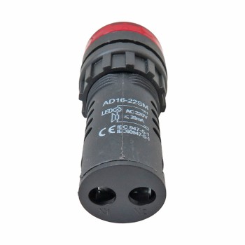 AD16-22SM Flash Buzzer AC220V red Light Alarm Indicator