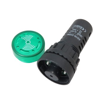 AD16-22SM Flash Buzzer AC220V Light Alarm Indicator
