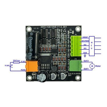 H3615NS Single Channel DC Motor Driver Board