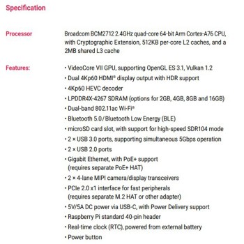 Raspberry Pi 5 board