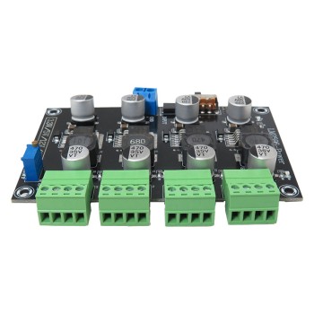 Multi-channel buck switching regulator module with adjustable DC-DC output