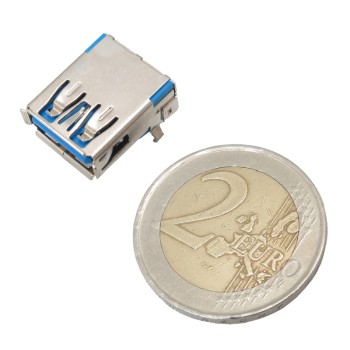 USB3.0 Type-A Female 90 Degree DIP Connector
