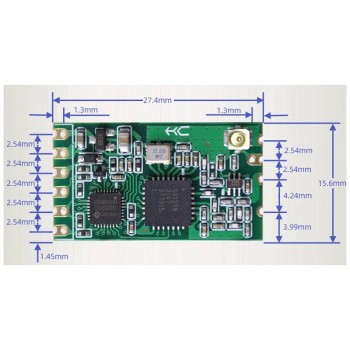 LoRa-SX1278 wireless module with HC-14 serial communication 433MHz frequency