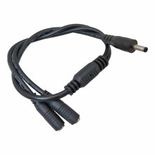 DC5.5*1.35mm DC Power Cable One Male to Two Female