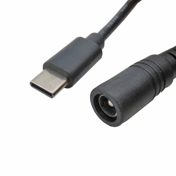 DC 5.5*2.1 Female to Type-C 3A Conversion Cable