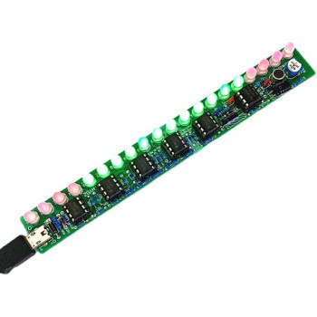 USB Voice Activated Audio Spectrum Light DIY Kit