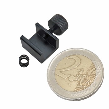 Adjustable 3D printer glass holder clamp