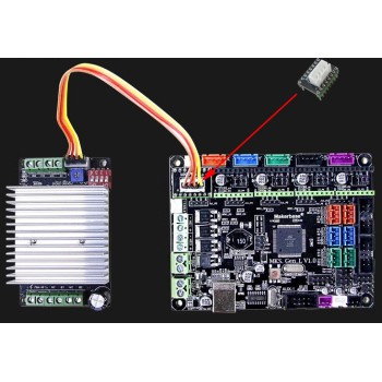 MKS CD 3D Printer 57/86 Stepper Motor Driver Expansion Plate with Cable
