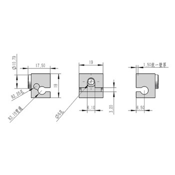 E3D V5 Heater Block Silicone Hot End Cover