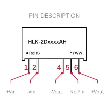 Hi-Link B0505LS Isolated DC to DC Converter Module