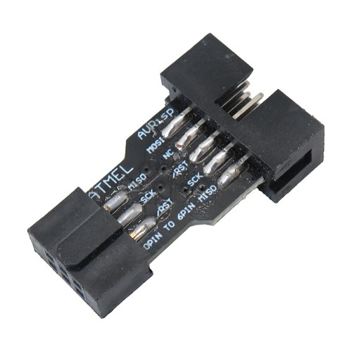 STK500 10-pin to 6-pin Converter Module for AVR Programmer