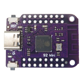 ESP32 S2 Mini development board with 4MB flash memory