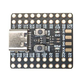 STM32F103C8T6 mini processor logo board