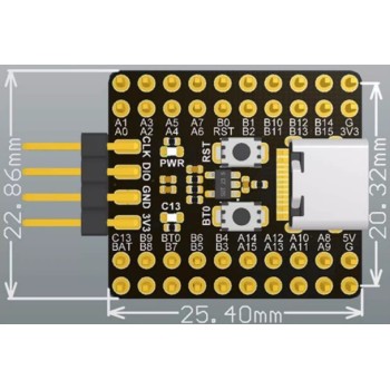 STM32F103C8T6 mini processor logo board