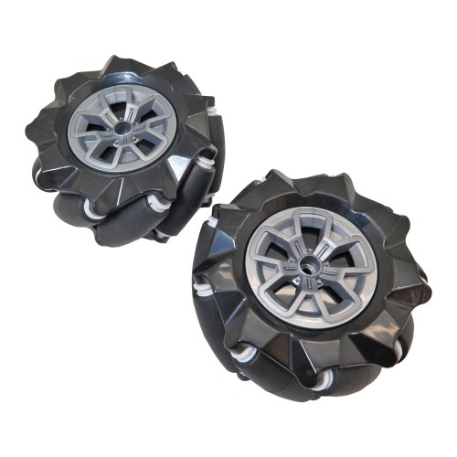 97 mm Mecanum Wheel Set with Coupling (Left & Right)