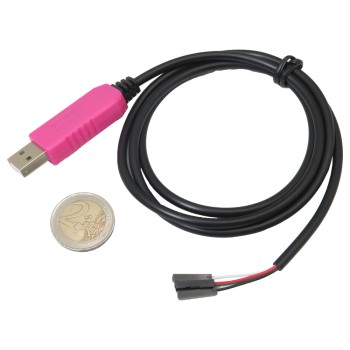 USB to TTL four-wire serial converter cable with CH343G chip