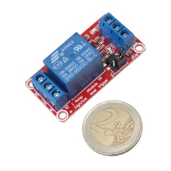 5V single-channel relay module with optocoupler