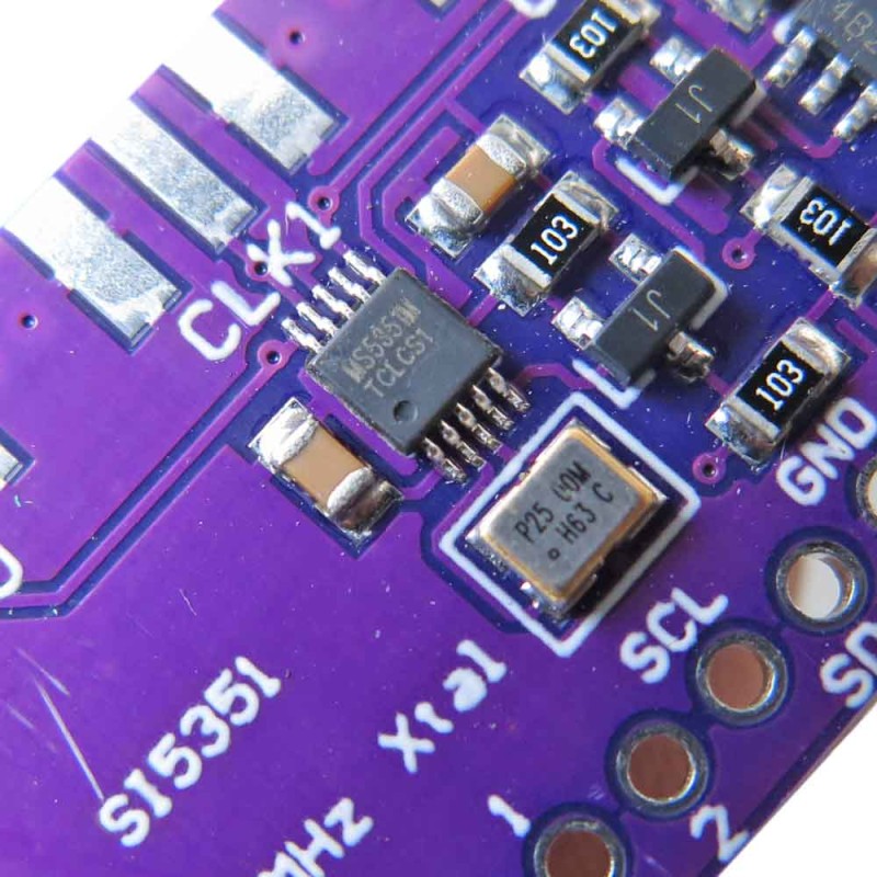 Si5351 Multi-Output Clock Generator Board