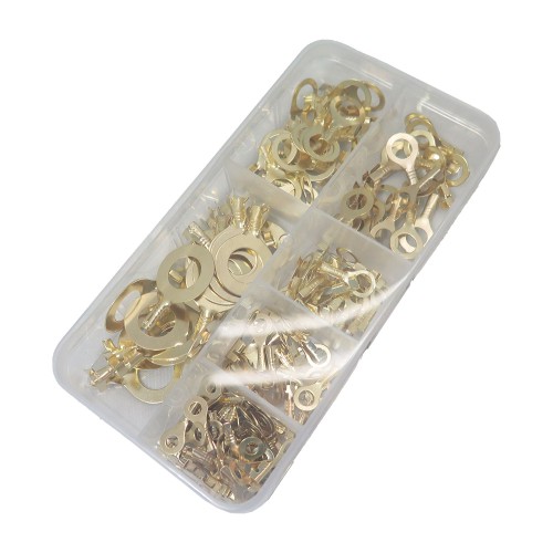 150 PCS Brass Ring Cable Lug