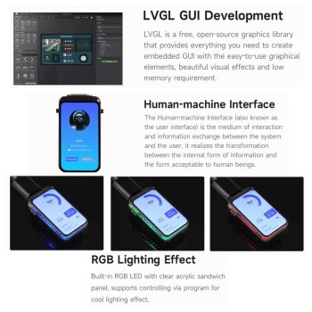 ESP32-C6 Development Board with 1.47-Inch LCD Display