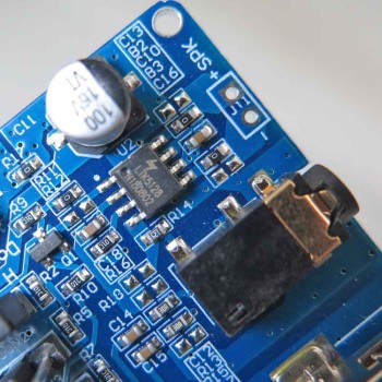 XY-V17B UART MP3 Voice Module &ndash; DY1900A, microSD/TF, 24-bit DAC