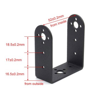 Robotic Short Pan And Tilt Servo Brocket Set (MG995)