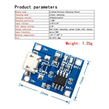TP4056 Lithium Battery Charger