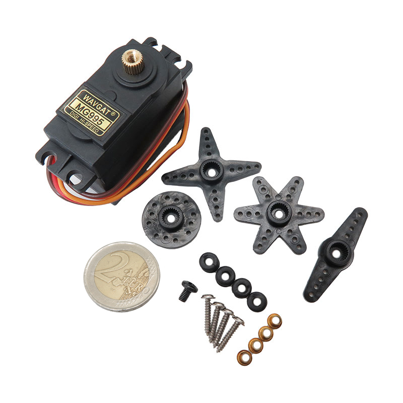 360 Degree Rotation Motor MG995 360 degree metal gear servo motor 13KW