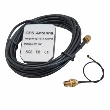 Active GPS Antenna with Male SMA Socket and IPX Conversion