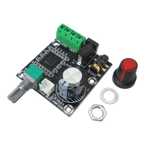 PAM8610 Dual Channel Stereo Digital Audio Amplifier Module With Volume Control [2x15W]