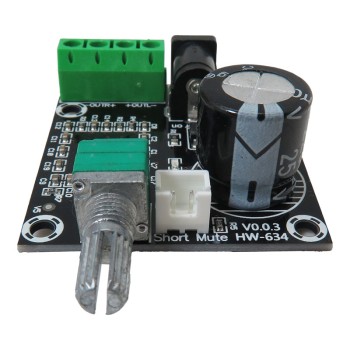 PAM8610 Dual Channel Stereo Digital Audio Amplifier Module With Volume Control [2x15W]