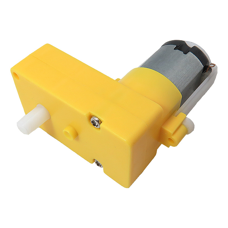 Single Shaft L-Shape Plastic Gear DC Motor [ 3V-6V ]