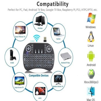 2.4G Mini Keyboard and Wireless Touchpad