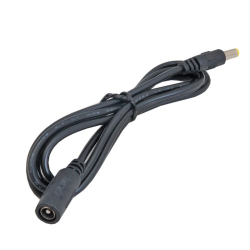 Female to Male 5.5x2.1 DC Power Plug Extension Cable [1.2m]