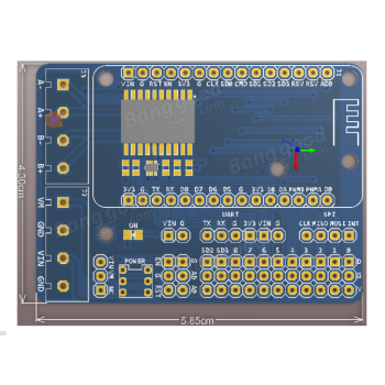 ESP12E L293D NodeMcu Motor Driver Shield  [4.5V-36V]