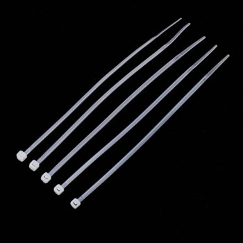 500 PCS Ty-Rap 4x150mm White Cable Ties