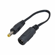 5.5x2.1 Female to 4.0x1.7 Male DC Power Plug Converter Cable [15cm]