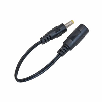 5.5x2.1 Female to 4.0x1.7 Male DC Power Plug Converter Cable [15cm]