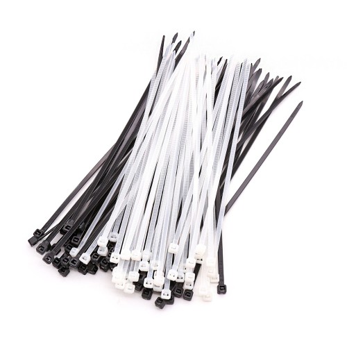 250 PCS Self-locking Nylon Cable Ties, 8x500mm